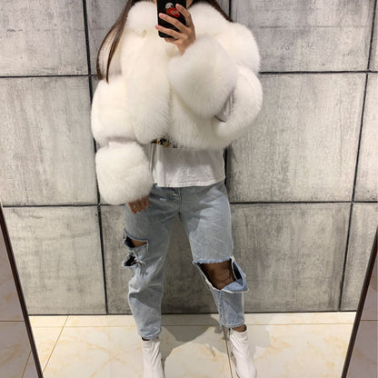 Luxury Faux Fur Jacket