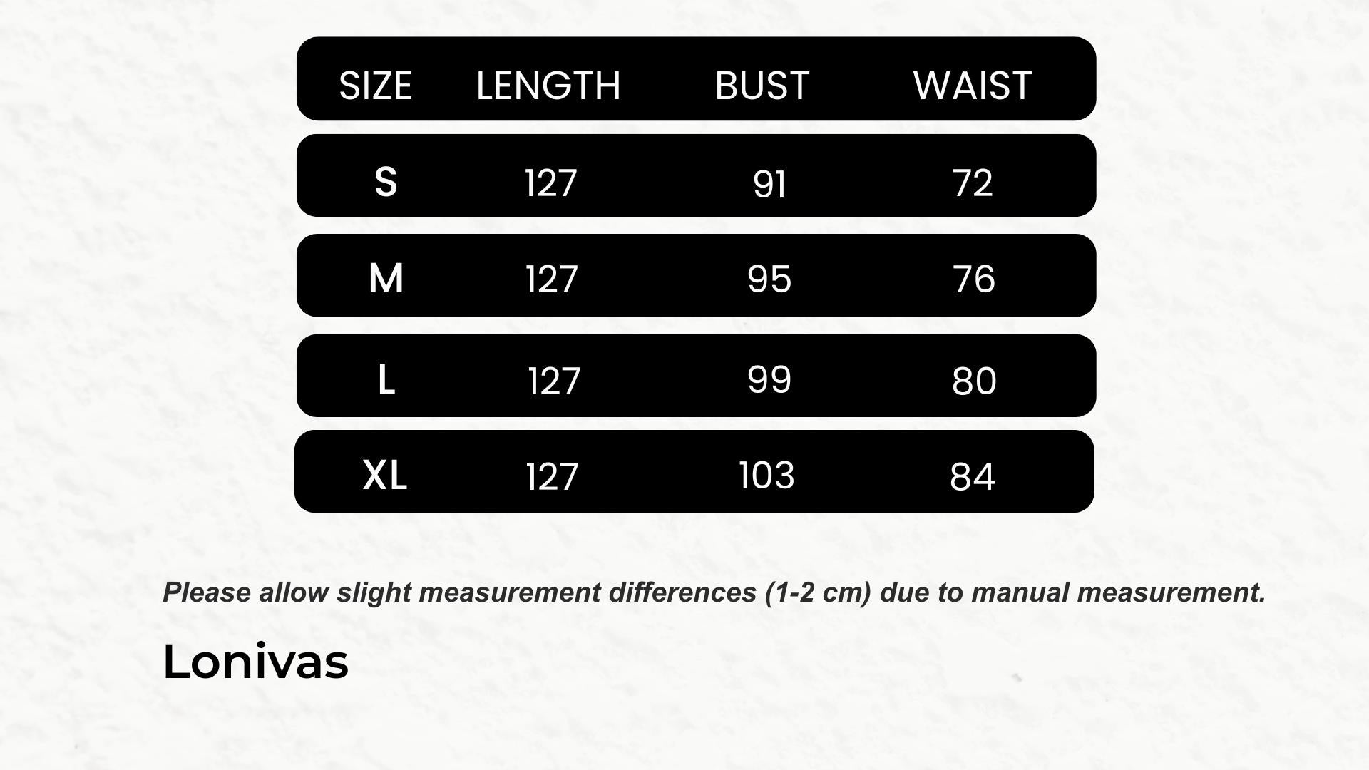 SIZE GUIDE cm