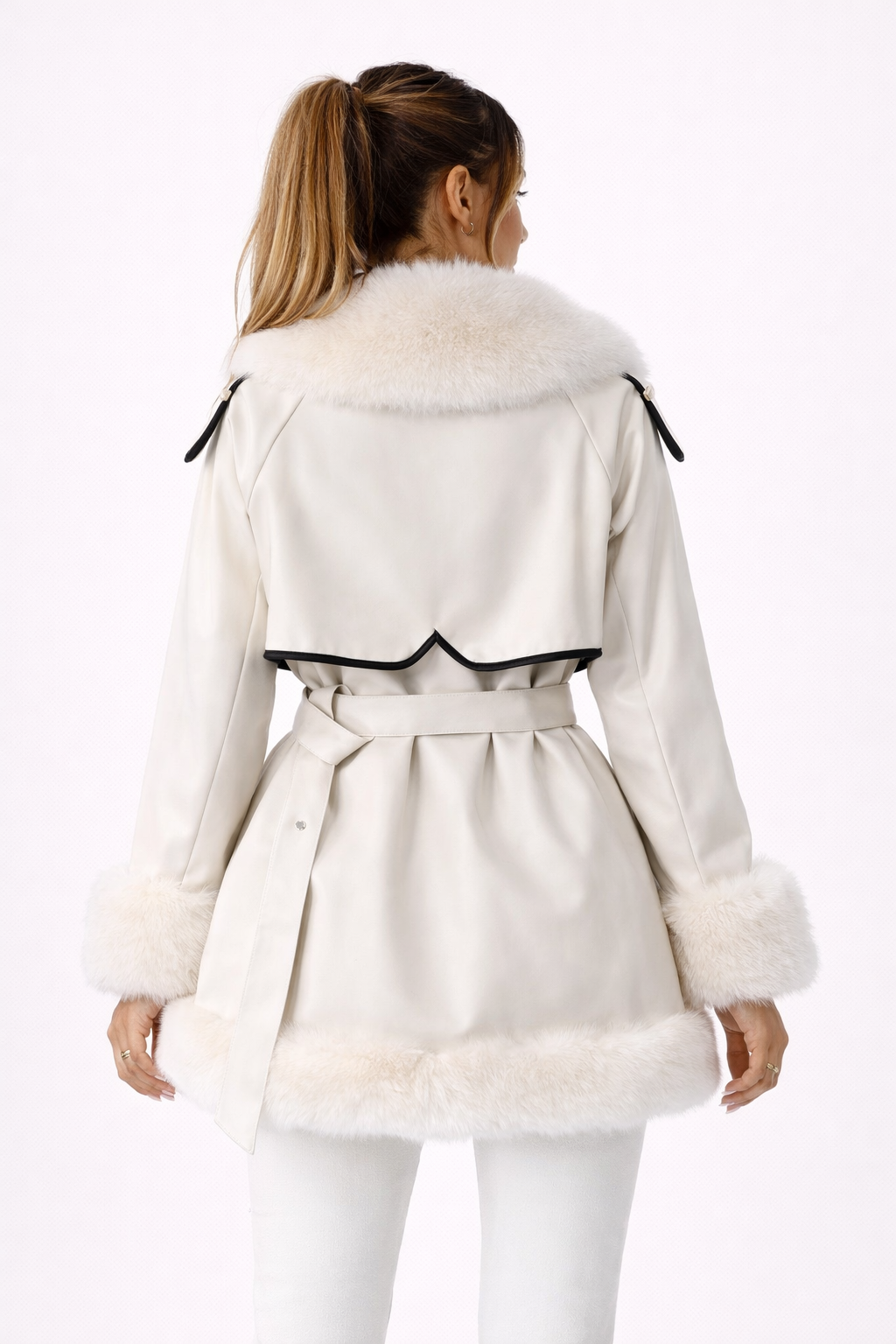 Elegant Faux Fur Coat