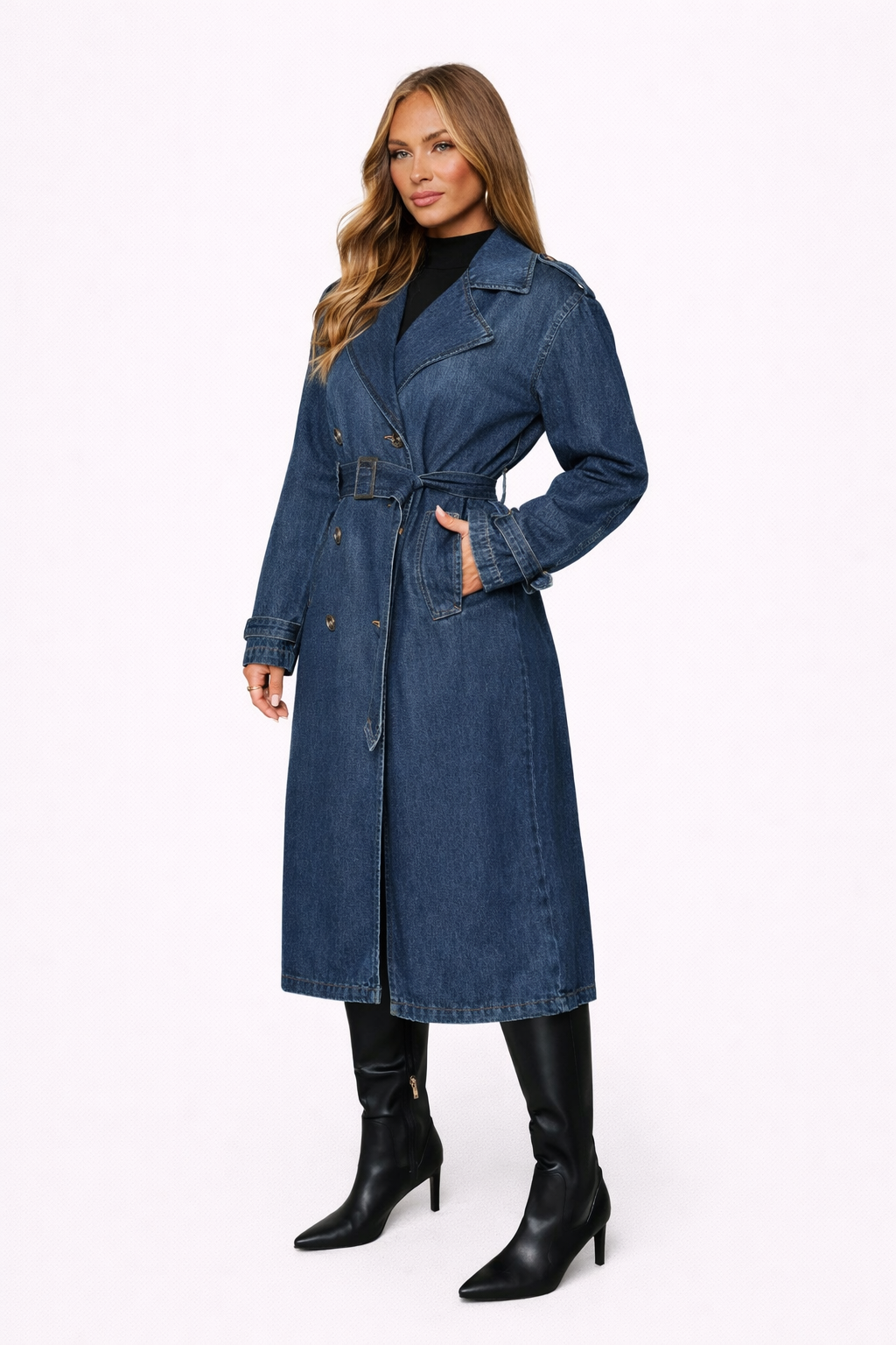 West Denim Coat