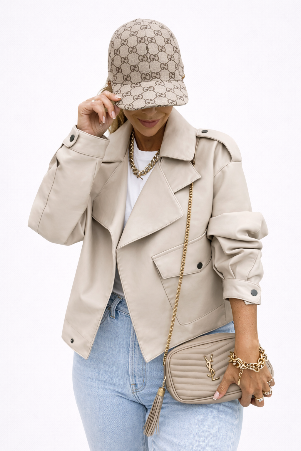 Structured PU Leather Jacket