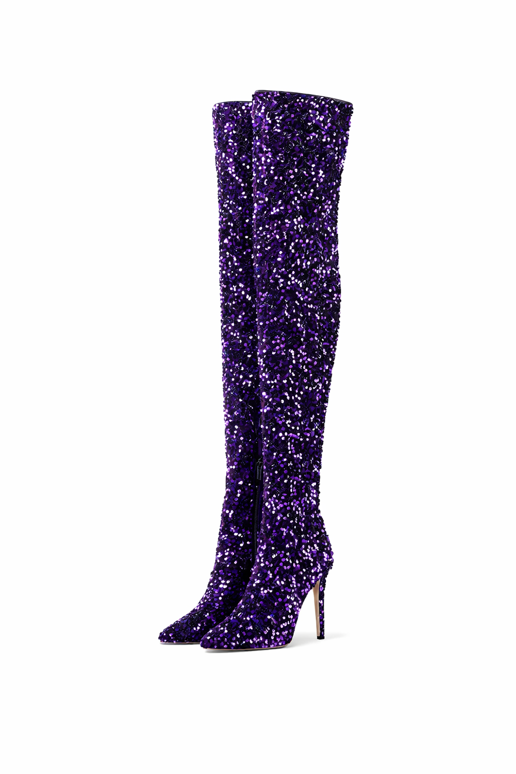 Crystal OverKnee Stiletto Boots