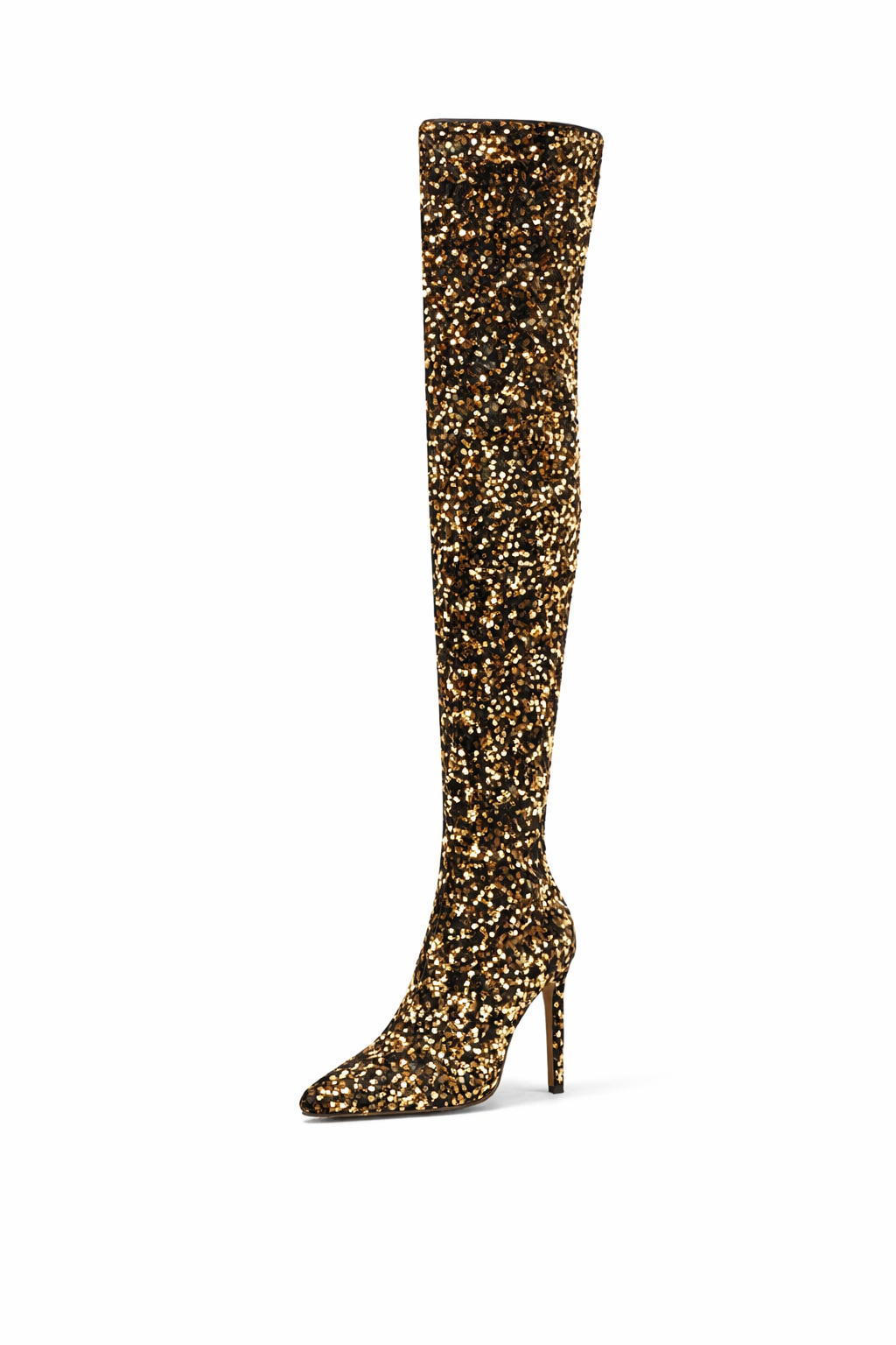 Crystal OverKnee Stiletto Boots