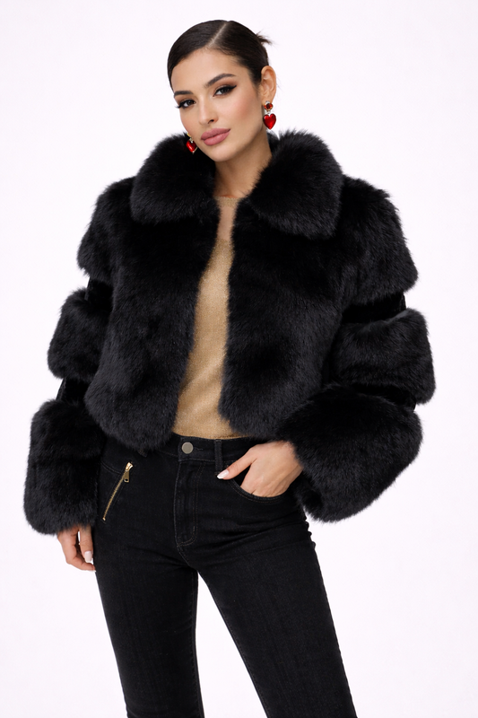 Luxury Faux Fur Jacket