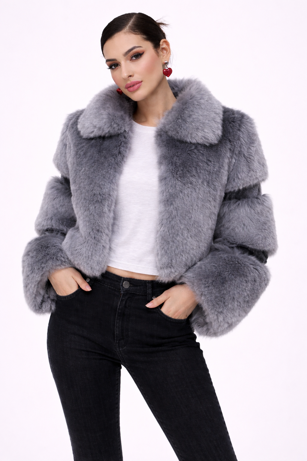 Luxury Faux Fur Jacket