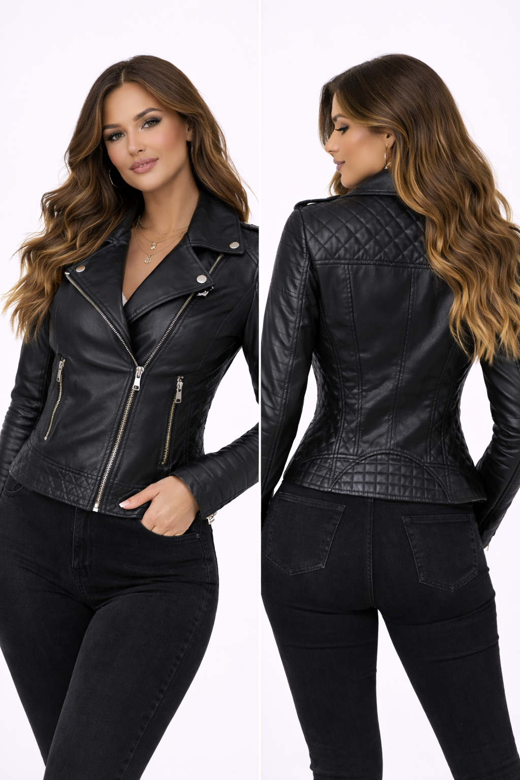 Modern PU Leather Jacket
