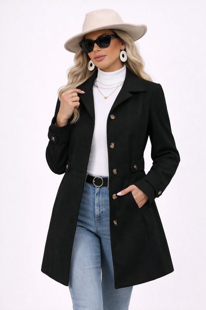 Tailored Button Coat