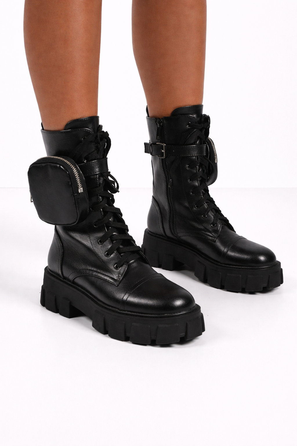 Platform Combat Boots
