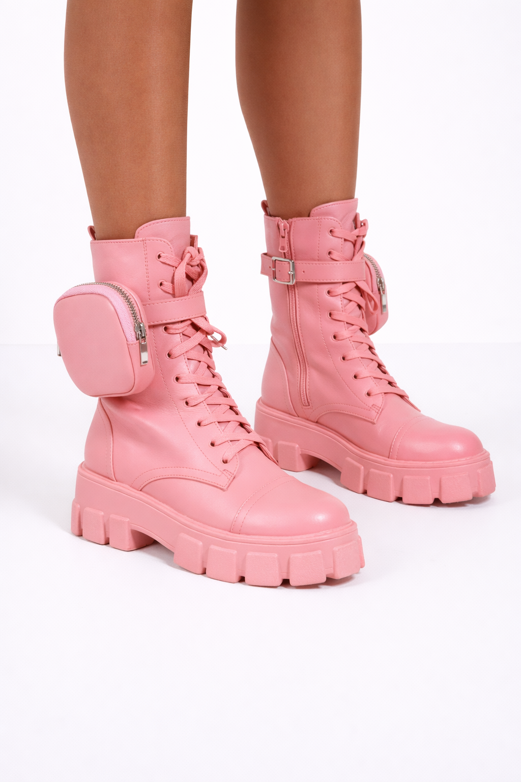 Platform Combat Boots