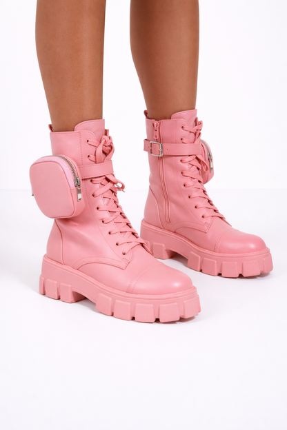 Platform Combat Boots
