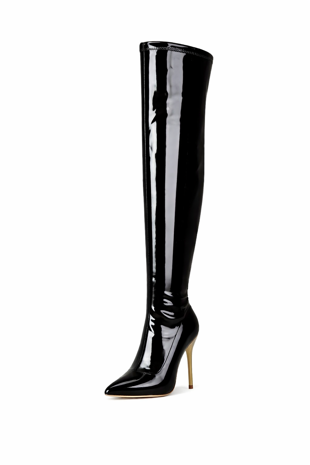 Patent Stiletto OverKnee Boots