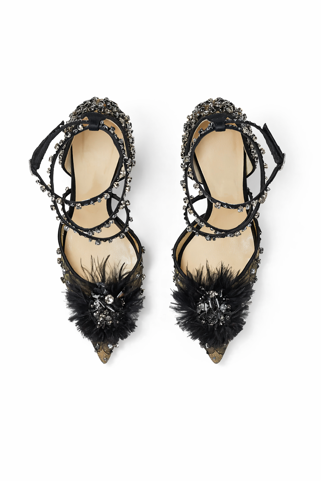 Sheepskin Stiletto Pumps
